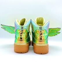 【1円】 adidas Originals JEREMY SCOTT WING アディダス オリジナルス ジェレミースコットレインボー 虹色 rainbow UK10 29cm スニーカー_画像3