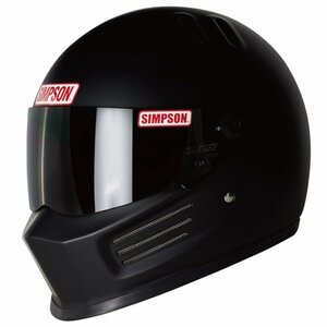 BANDIT Pro SIMPSON [ переиздание ] Simpson full-face для мотоцикла шлем матовый черный 60cm