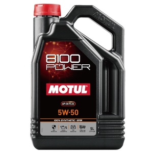 112007 MOTUL (モチュール) 8100 POWER (パワー) 5W50 スポーツ 代替 SN PLUS 5L 100% 化学合成 エステル エンジンオイル