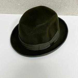 新品 TOKIO HATトーキョーハット 帽子 ウール フェルト 中折れハット 57cm