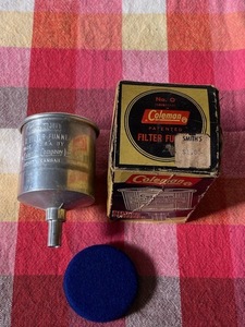 ＠Coleman コールマン ランタン用ファネル、1960年代〜1980年代製？ USA KANSAS Fannel for Coleman ＠貴重な箱付き＠