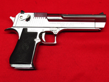 東京マルイ DESERT EAGLE デザートイーグル 50AE ハードキック クロームステンレス ガスガン ガスブローバック ハンドガン 管理6B0105F-C6_画像3