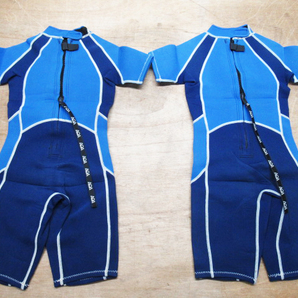 CLUB FLIPPER クラブフリッパー スプリング ウエットスーツ 130㎝ ２枚セット 青紺 キッズサイズ 管理6I0116C-B8の画像2