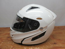 MHR DOT フルフェイス ヘルメット オートバイ バイク Lサイズ ホワイト 管理6R0118B-F3_画像5