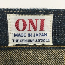 ●古3982　ONI DENIM　鬼デニム　デニムパンツ　ジーンズ　ONI-527　W30_画像8