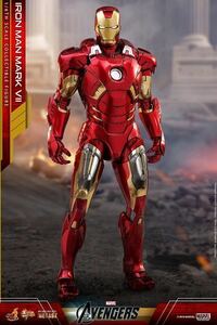 開封未使用品 ホットトイズ HOTTOYS ムービー・マスターピース ダイキャスト アイアンマン マーク7 アベンジャーズ 1/6