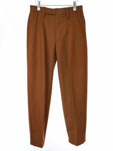 LEMAIRE ルメール 23SS ONE PLEAT PANTS ウールポリエステルトラウザーパンツ PA1028 LF1048 バーガンディ 46 ITT18Y87NW52