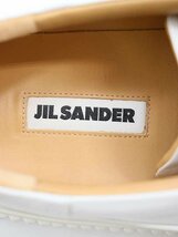 JIL SANDER ジルサンダー プラットフォームレザースニーカー ホワイト 43 ITE5GWMVQ7BK_画像5