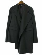 Ground Y グラウンド ワイ GABARDINE ASYMMETRIC JACKET アシンメトリージャケット ブラック 3 GA-J01-100 ITGA2LRWDGZ4_画像1