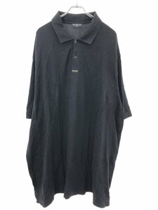 BALENCIAGA Balenciaga 18SS OVERSIZED POLO oversize polo-shirt One-piece black XS 507389 ITZ8QDPMZQJG