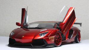 1/18 AUTOart Lamborghini LB-WORKS Aventador Red リバティーウォーク ランボルギーニ アヴェンタドール レッド オートアート Aa 本体のみ