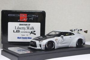 1/43 Make up Nissan GT-R R35 LB-WORKS Type 1.5 Matte Gray EIDOLON メイクアップ リバティーウォーク マットグレー アイドロン 箱違い