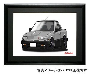 イラスト R30スカイライン(鉄仮面・銀/黒)