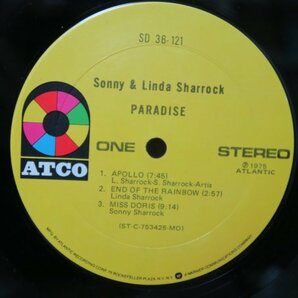 LP★Sonny Sharrock & Linda Sharrock / Paradise (Free Jazz, Jazz-Funk/ATCO US盤)の画像3