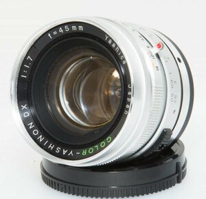 【改造レンズ】COLOR-YASHINON DX 1.7/45mm 【YASHICA ELECTRO 35 GS】の富岡光学製のレンズをSONY E（NEX）マウントレンズに改造