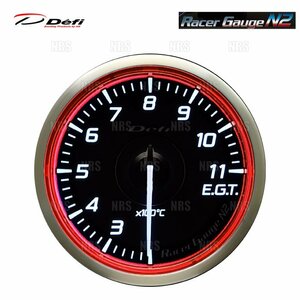  limited amount great special price Defi Defi Racer gauge N2 (φ60/ red ) exhaust thermometer 200*C~1100*C (DF17003