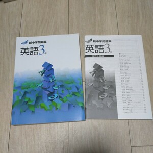 新中学問題集・標準編【英語・中3】最新版 新中問 3年 3年生 問題集 改訂版 ワーク 