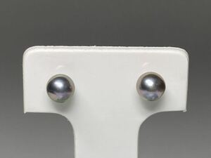 【ベビーアコヤパール4.0mm】K18 天然 あこや真珠 照り艶抜群 0.5グラム 直結ピアス アコヤパール アコヤ真珠 pearl jewelry 