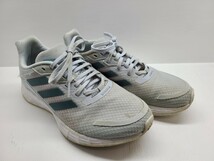 adidas DURAMO SL 24センチ アディダス デュラモ SL ジュニア シューズ スニーカー キッズ グレー レディース 女の子 通学 運動会 GV9822_画像2