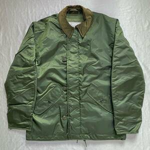 80s 米軍 実物 US NAVY USN ECW インパーミエブル デッキ ジャケット SMALL インパーミアブル インパーマブル S アルファ ALPHA INDUSTRIES