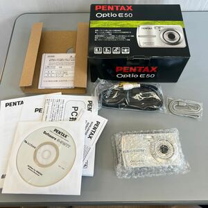 PENTAX ペンタックス Optio オプティオ E50/3x OPTICAL ZOOM 6.2mm-18.6mm コンパクト デジタルカメラ　新品