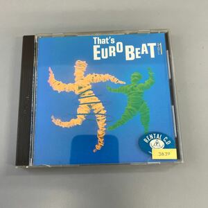 ザッツ ユーロビート VOL.1 32XB-111 THAT’S EUROBEAT 中古　ケース難あり　