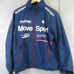 006m19◆良品◆セットアップ◆DESCENTE デサント【MOVE SPORTS ムーブスポーツ】中綿ナイロンジャージ 上下 S/ジャケット/ジャージパンツの画像3