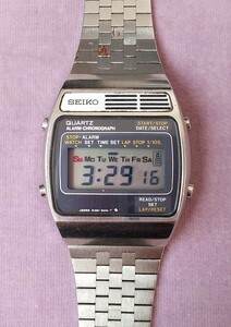 セイコー SEIKO QUARTZ ALARM・CHRONOGRAPH A159-4000-G