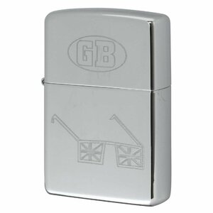 絶版/ヴィンテージ Zippo ジッポー 中古 2000年製造Paul Smith GBメガネ #250 ハイポリシュクローム [S]ほぼ新品同様