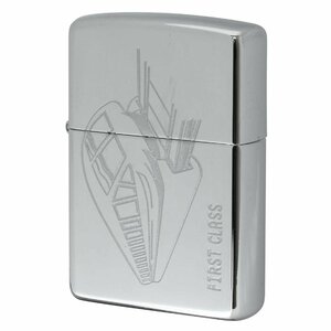 絶版/ヴィンテージ Zippo ジッポー 中古 2000年製造Paul Smith 列車 First Class #250 ハイポリシュクローム [S]ほぼ新品同様