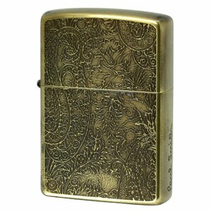 絶版/ヴィンテージ Zippo ジッポー 中古 2008年製造Paul Smith アラベスク 真鍮 [B]使用感ありやや傷汚れあり