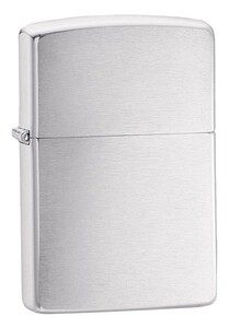 Zippo ジッポライター Brushed Chrome ブラッシュドクローム No.200 メール便可