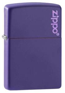 Zippo ジッポライター Purple Matte　パープルマット 237ZL メール便可