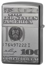 Zippo ジッポライター Currency 100 Dollar 49025_画像2