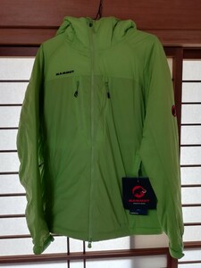 未使用 人気商品 MAMMUT FLEXLIGHT INSULATION 1013-22961 メンズジャケット マムート グリーン Hoody Men MAMMUT