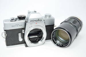 【外観並級】Minolta SRT101 / MC Tele Rokkor-PE 200mm F4.5 ミノルタ　#t11205