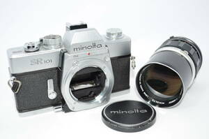 【外観並級】minolta SR101 / MC TELE ROKKOR-PF 135mm F2.8　#s3243