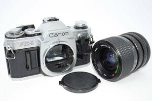 【外観並級】Canon AE-1 シルバー ボディ キャノン Tokina 35-70mm　#s3407