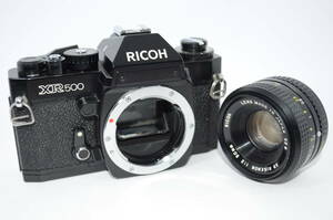 【外観並級】RICOH リコー XR500 一眼レフフィルムカメラ XR RIKENON 1:2 50㎜ 　#s3867