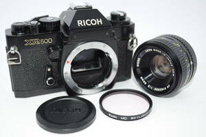【外観並級】RICOH リコー XR500 一眼レフフィルムカメラ XR RIKENON 1:2 50㎜ 　#s3871