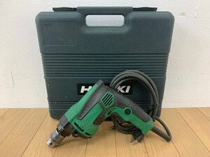 ★中古美品★HiKOKI ハイコーキ 10mm変速ドリル D10VH2 本体 ケース付 100V 50/60Hz ネジ締めや穴あけに 電動ドリル 日立工機 電動工具)倉b