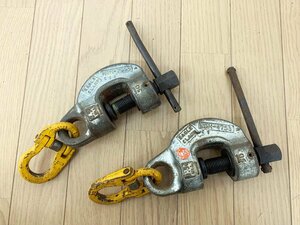 ★中古★2個セット イーグルクランプ 全方向ねじ式クランプ SBN-0.5t(1-25) 使用荷重0.5トン 500kg 1～25mm 玉掛け吊り荷上げ運搬)倉b