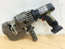 ★中古★育良精機 イクラツール コードレスパンチャー IS-MP18L 本体/バッテリー2個/充電器/ケース/替刃 電動工具 穴あけ)倉b_画像3