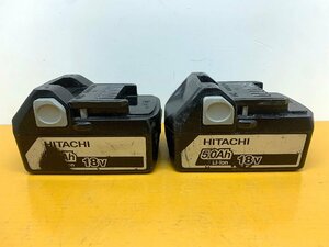 ★中古★2個セット 日立工機 リチウムイオンバッテリー BSL1850 DC18V 5.0Ah 90Wh 蓄電池 インパクトドライバーなど HiKOKI ハイコーキ)倉b