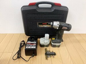 ★中古★リョービ RYOBI 12V充電式インパクトドライバー BID-1225 本体 充電器/バッテリー2個/ケース付属 ネジ締め・穴あけ・DIYに)倉b