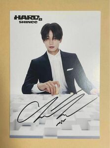 SHINee HARD お渡し会ミンホ 直筆サイン入りミニポスター大阪のお渡し会で直接頂いたものです