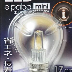 ELPA 電球 LED LDA1CL_G_E17_G456