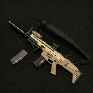 送料140円) 1/6 FN SCAR-L CQC アサルトライフル ホットトイズ コルトン G.iジョー (検 DAMTOYS easy&simple ロードブロック フィギュア 銃