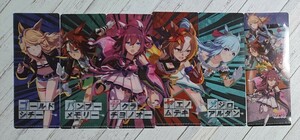 #200 セブンイレブン × ウマ娘 プリティーダービー　ミニクリアファイル サクラチヨノオー ヤエノムテキ バンブーメモリー 全6種 23/9/24