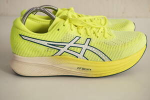 1円◆アシックス/asics*25ｃｍ*ランニングシューズ/靴/スニーカー*黄色*マジックスピード/MAGIC SPEED *